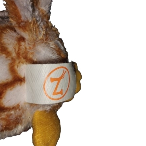 Stuffed Animal Plush Toy  Owl Brown/Tan/Blue 8 inches Big Eyes - Picture 6 of 6